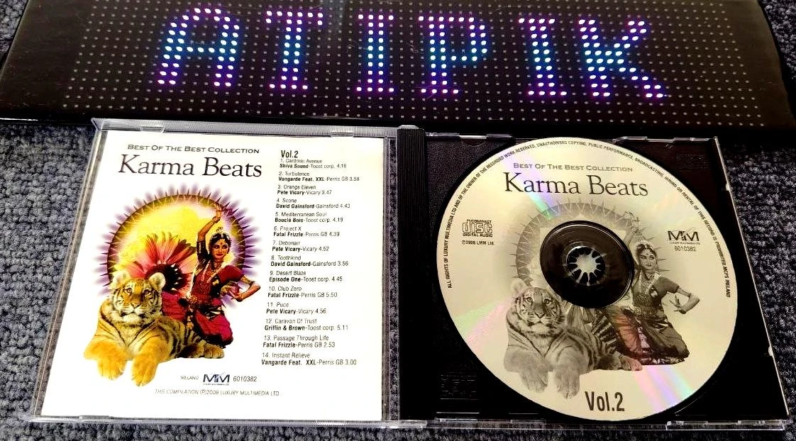 🎧 CD raro Karma Beats Vol.2 - Importación Irlanda Lounge Chill Out 🔥 – photo 3